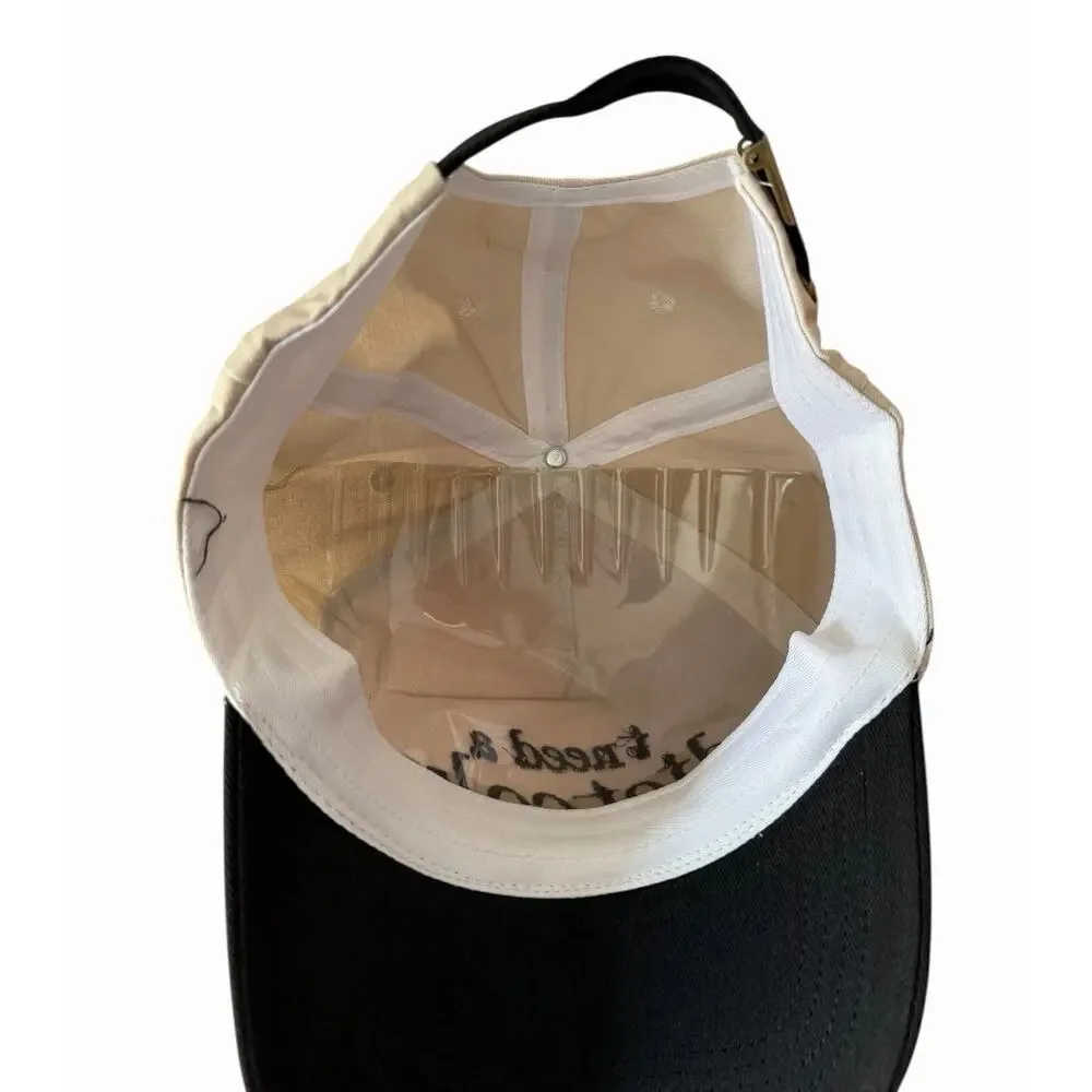 I Need a Diet Coke Embroidered Hat Black Ivory Adjustable Baseball Cap